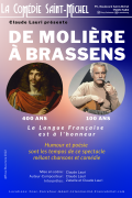 Affiche De Molière à Brassens - La Comédie Saint-Michel