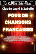 Affiche - Fous de chansons françaises